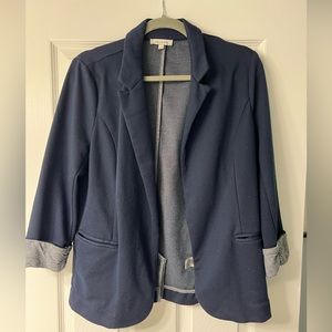 Boutique brand navy blazer